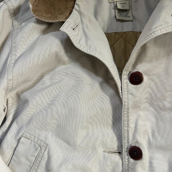 Vintage LL Bean Barn Chore Jacket Women's Large - Picture 8 of 9